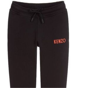 Kenzo black kids joggers